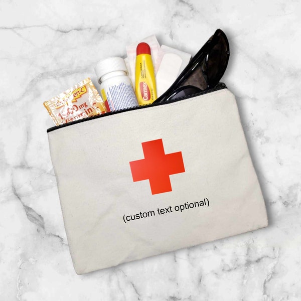 First Aid Bag, Hangover Kit Bag, Mini Medical Bag, Bachelorette Gift, First Aid Travel Bag, First Aid Kit for Car, Purse First Aid Kit