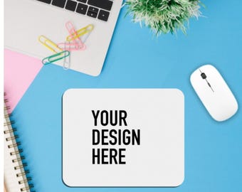 Custom Photo Mouse Pad, Personalized Logo Mouse Pad, Collage Office Computer Gift, Business Logo Mouse Pad