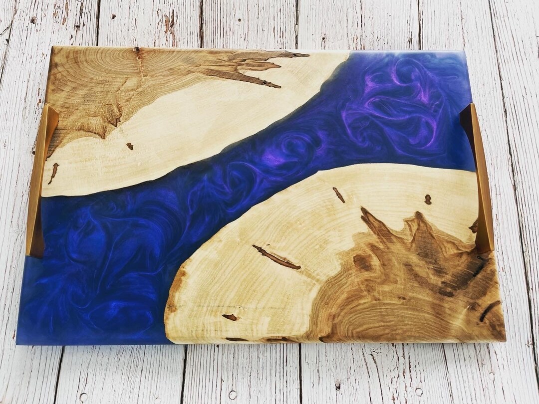 Epoxy Cutting Board Resin Charcuterie Board Epoxy Serving Board Color