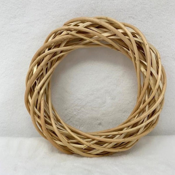Natural Rattan Wicker Wreath Ring, DIY Wreath, wicker wreath, Easter Crafts, Christmas Craft, Summer Craft, Door wreath, Christmas wreath