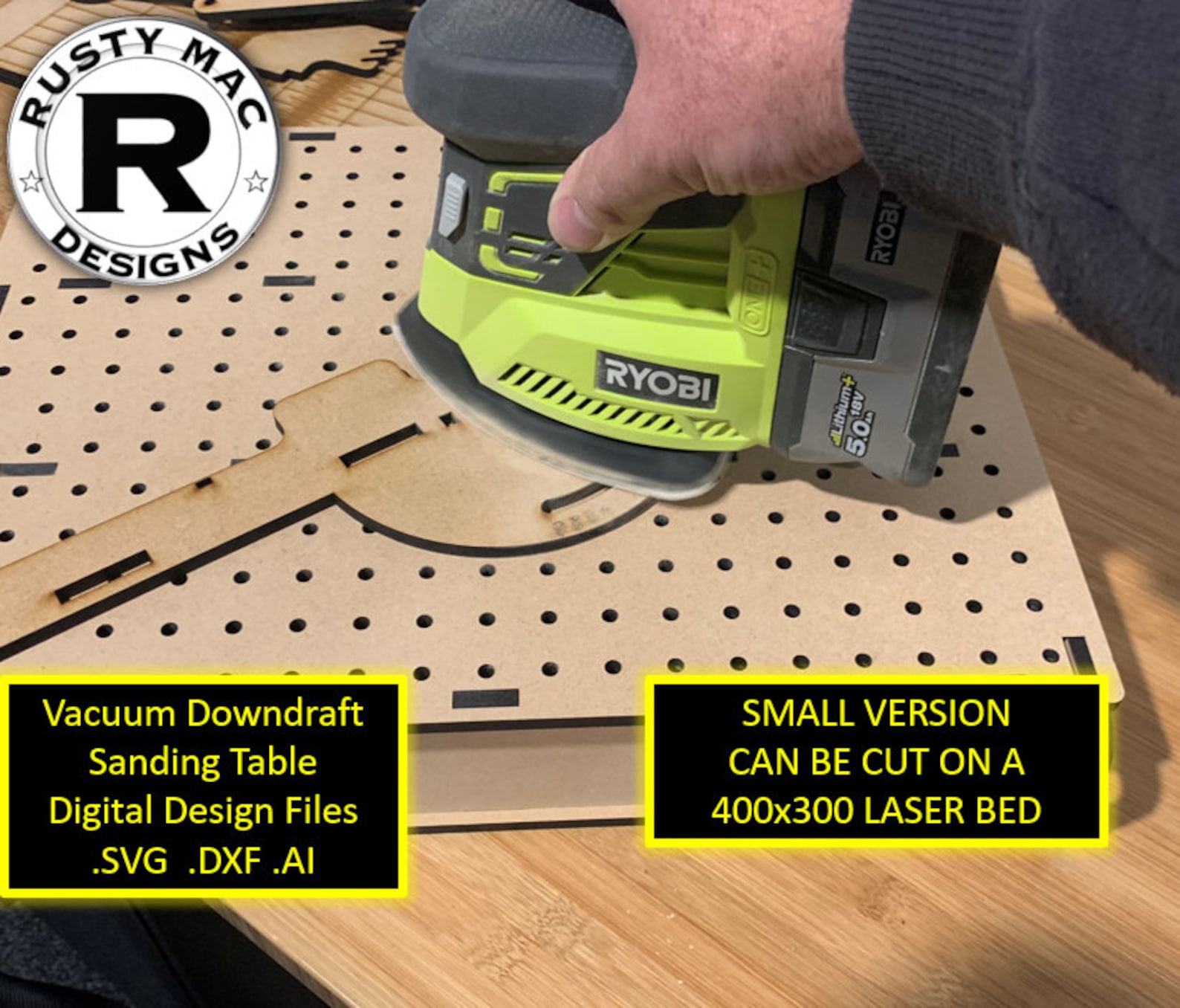 SMALL Downdraft Vacuum Sanding Table digital Design Files Etsy