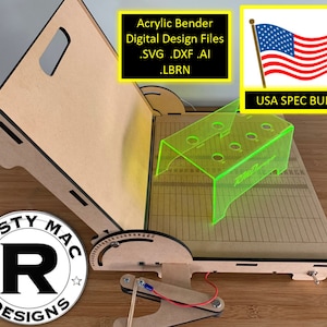 USA SPEC (G-FORGE) Acryl Bender (Medium 11"X18" Schneidebett) -Digital Design Dateien