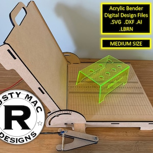 Acrylic Bending Machine (MEDIUM 12&quot;X18&quot; CUTTING BED) -Digital Design Files