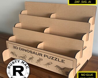 6 Pocket display Stand- No glue required-Digital Design Files