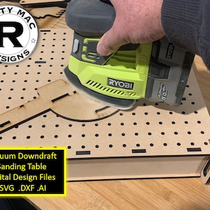 Downdraft Vacuum Sanding Table -Digital Design Files