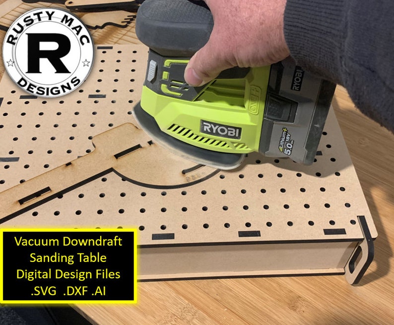 Downdraft Vacuum Sanding Table digital Design Files Etsy