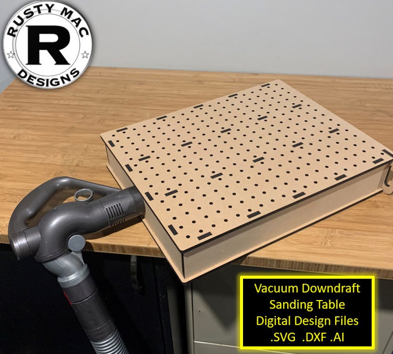 SMALL Downdraft Vacuum Sanding Table digital Design Files Etsy