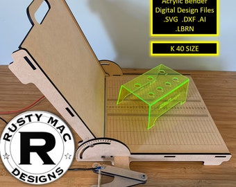 Acrylic Bending Machine (Modified for K40 CUTTING BED) -Digital Design Files