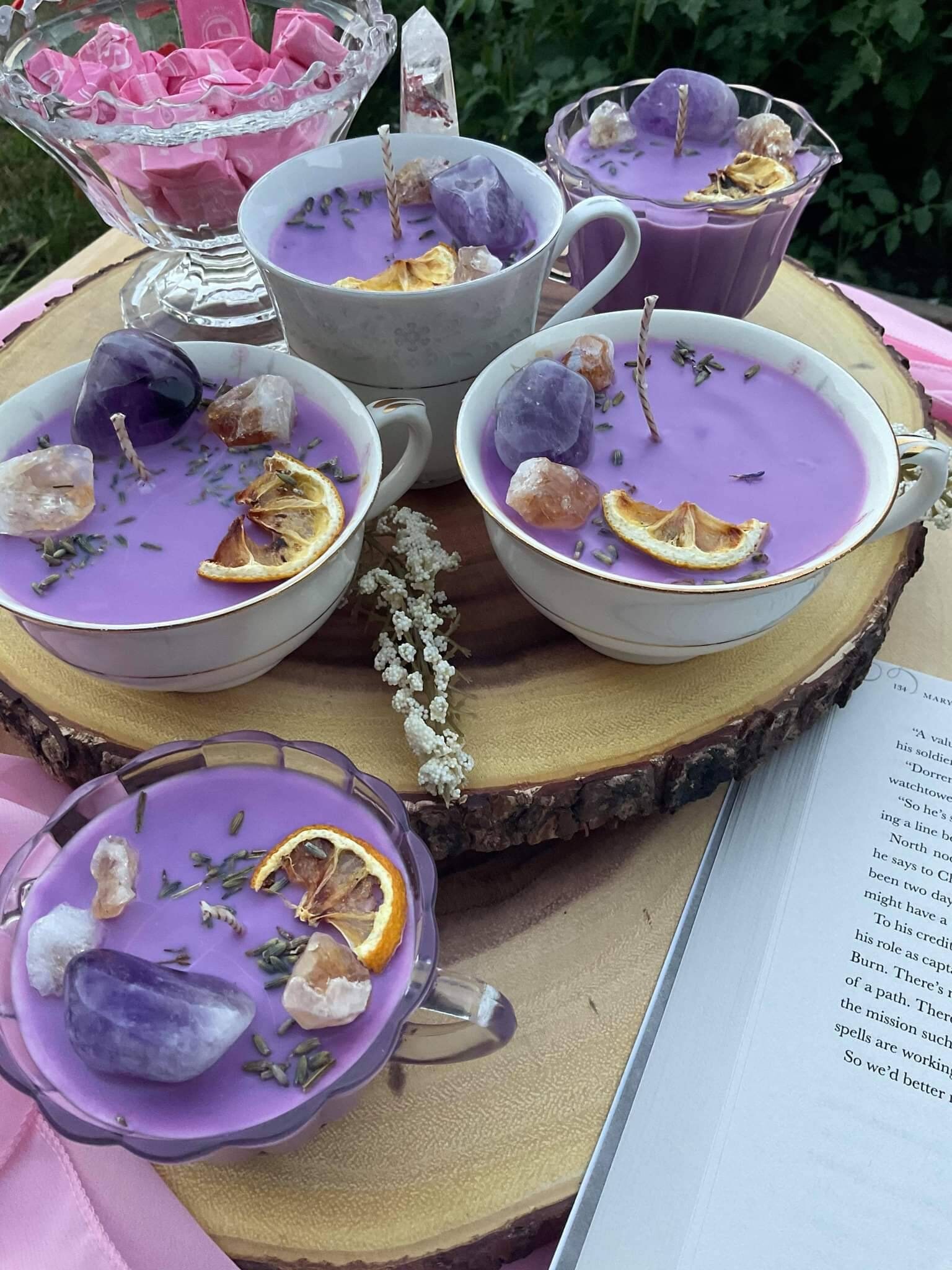 Tea Cup Candles Etsy