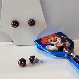 Miniature Paleta Payaso, Clay Earrings, Barrita stud earrings, Mexican Food Jewelry, Marinela Treats, Gansito, Chocolate Dollhouse, Hispanic