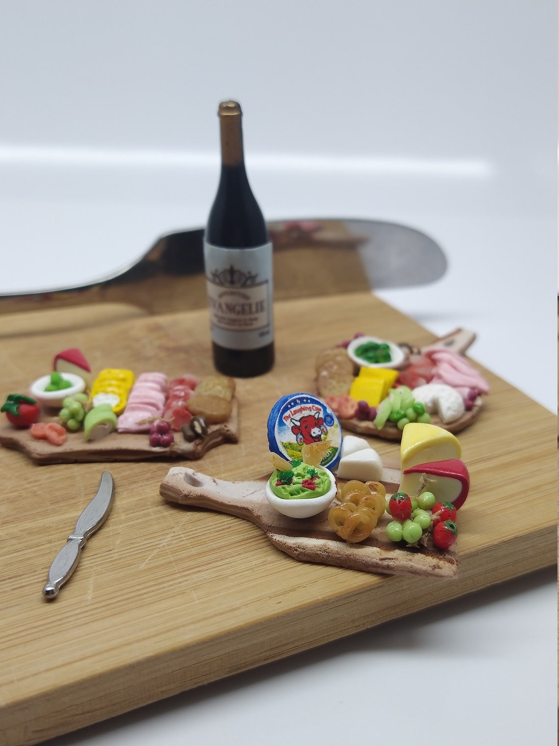 Miniature Charcuterie Board Polymer Clay Food Cheese Board Etsy