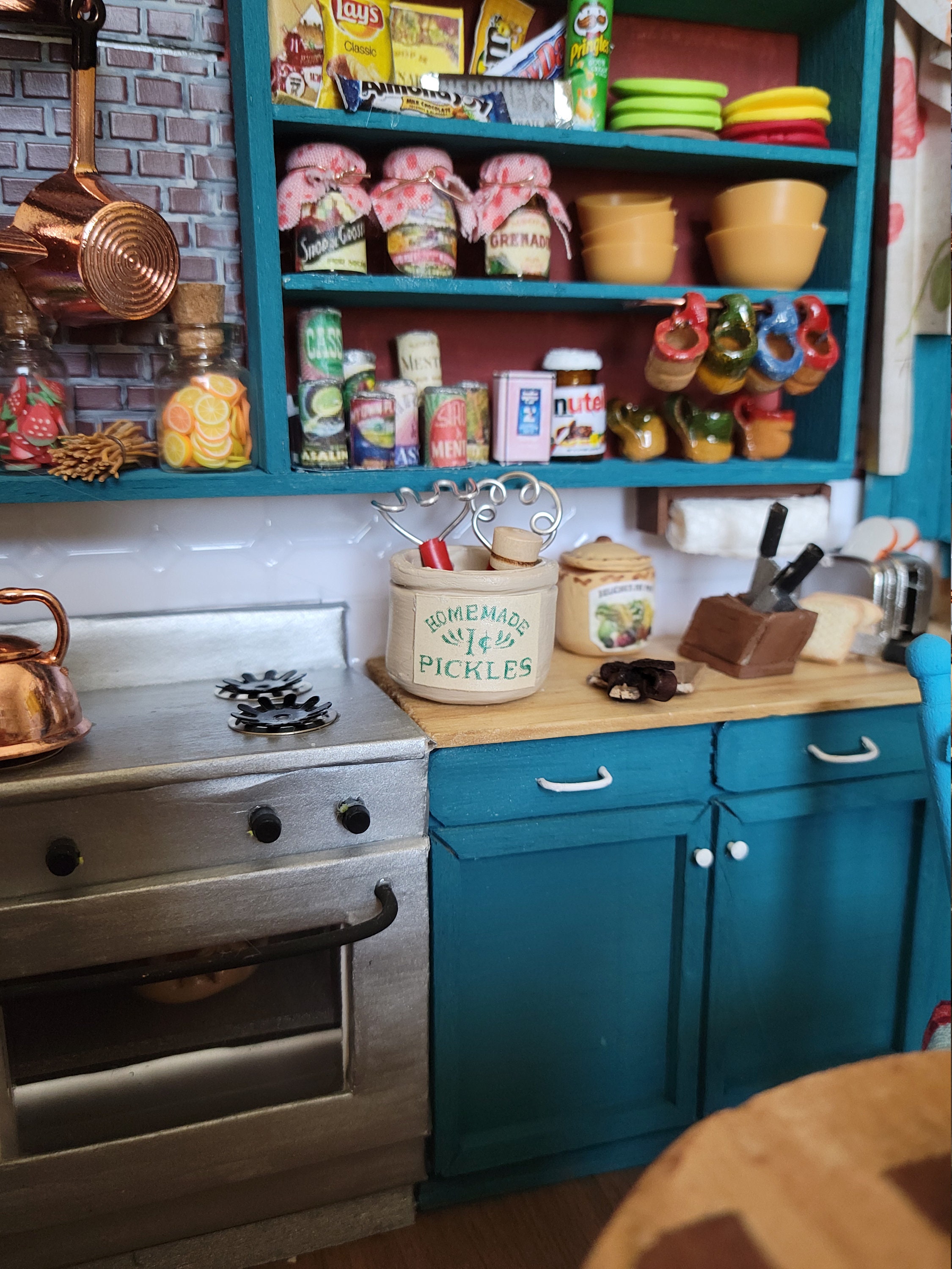 Miniature Pickle Jar Friends TV inspired utensil jar Etsy