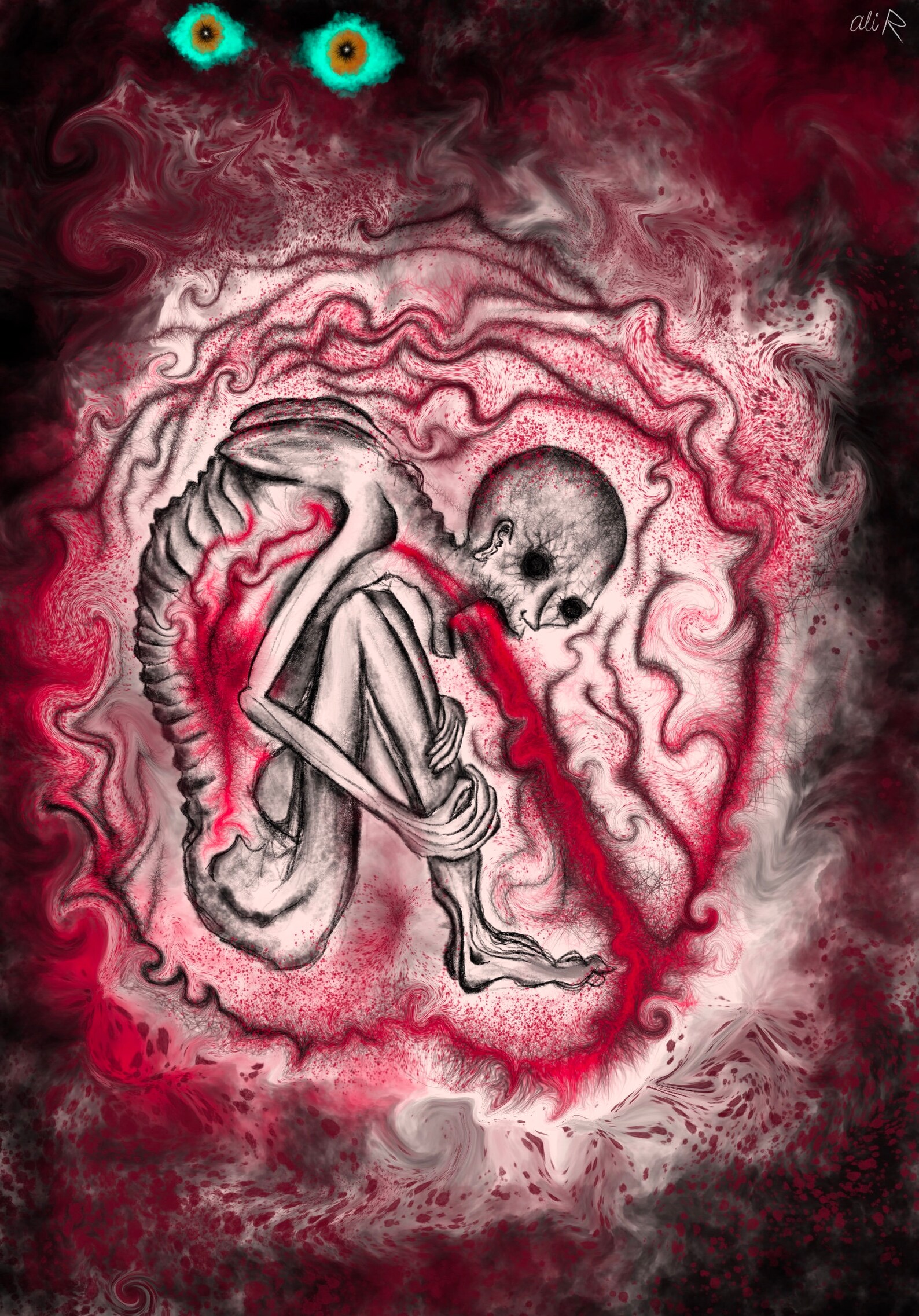 Handmade Artwork Painting disease Etsy