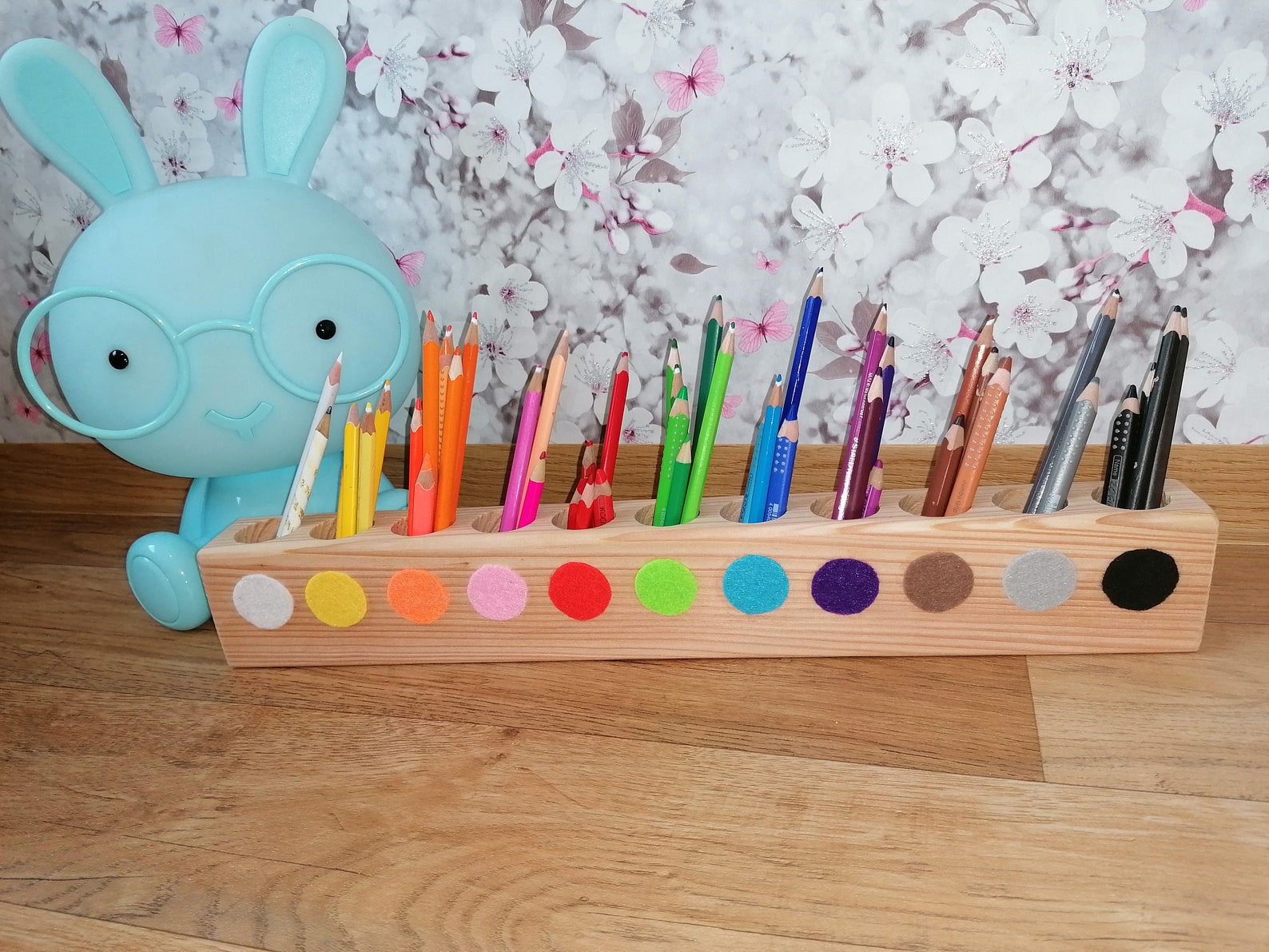 Vyloky Stiftehalter Set - 3 Sechseck Boxen In Rosa/Grün/Weiß Für Schreibtisch