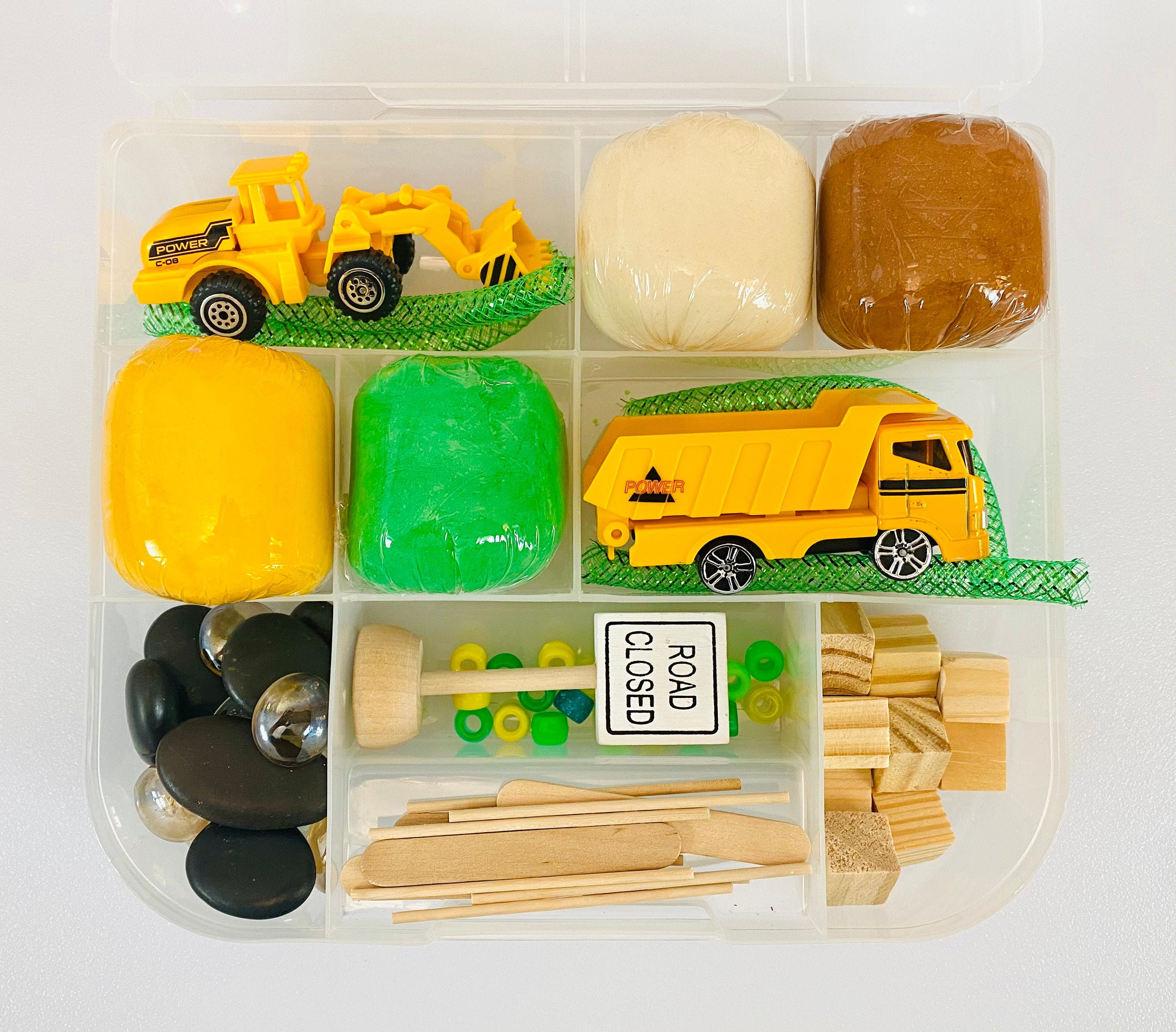CONSTRUCTION Play Dough Kit Construction Play Playdough Kit Etsy