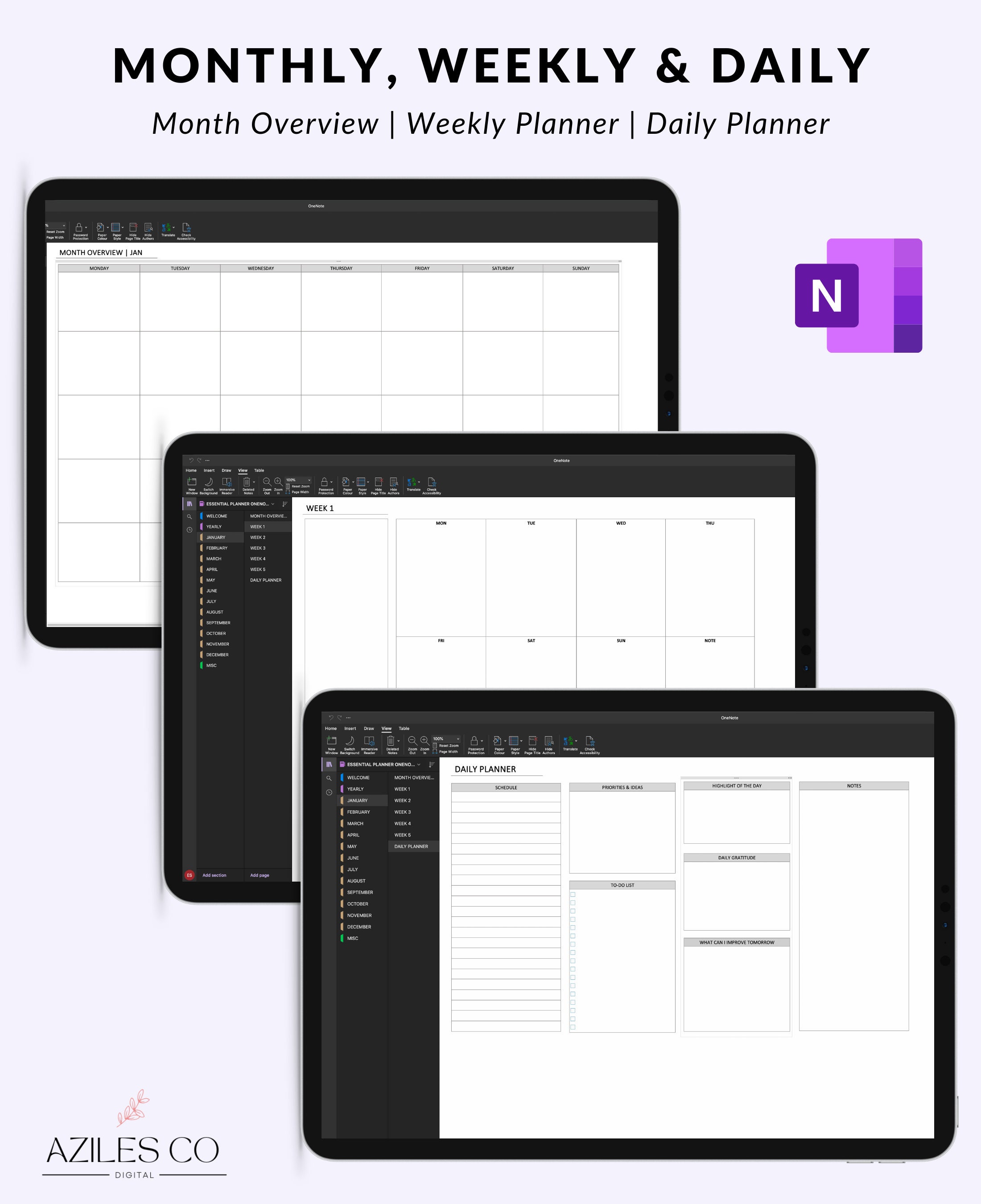 Etsy Onenote Templates Etsy Onenote Templates