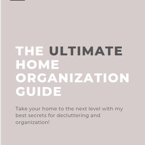 The Ultimate Home Organization Guide - Etsy