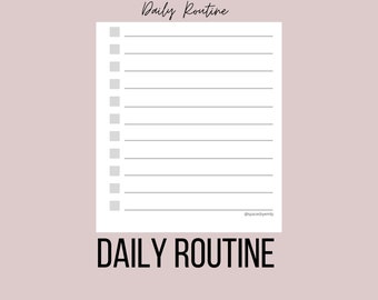 Daily Routine Tracker