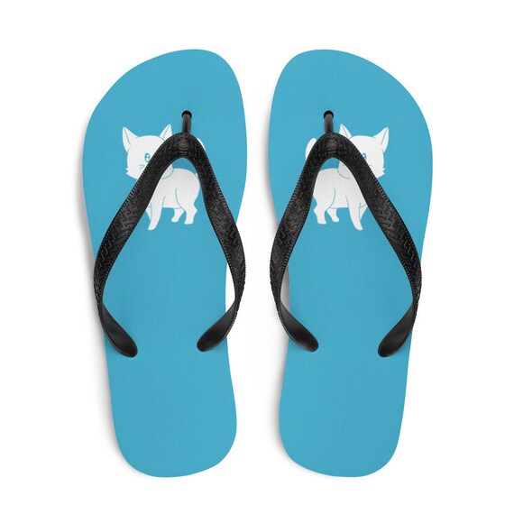 cat shaped flip flops