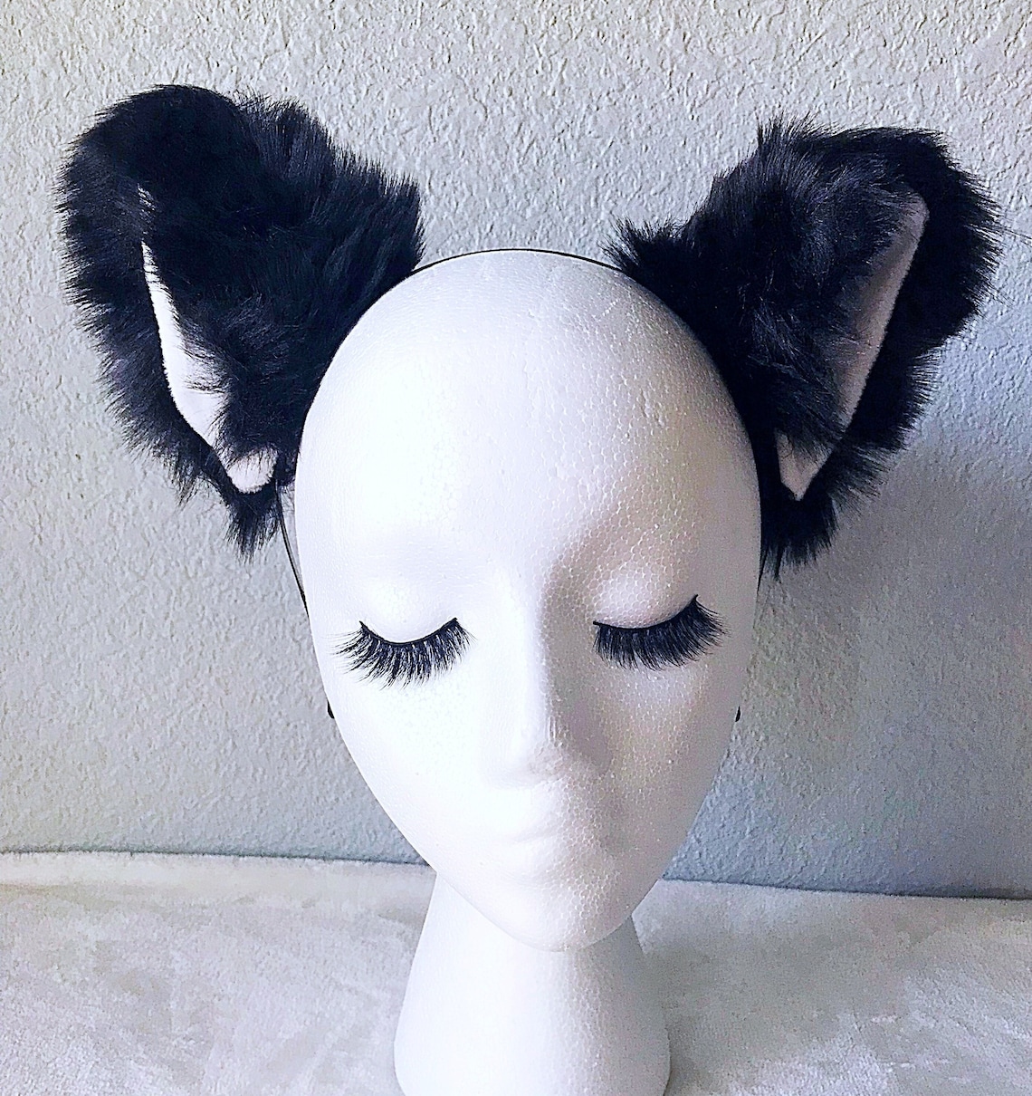 Furry Cat Ears Headband | Etsy