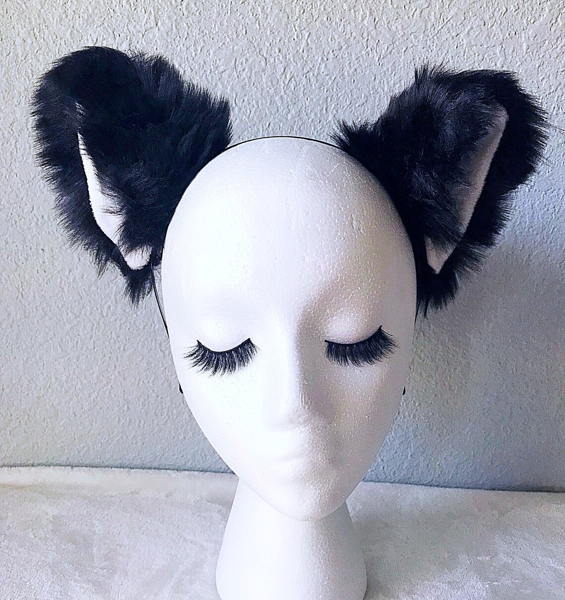 Furry Cat Ears Headband Etsy