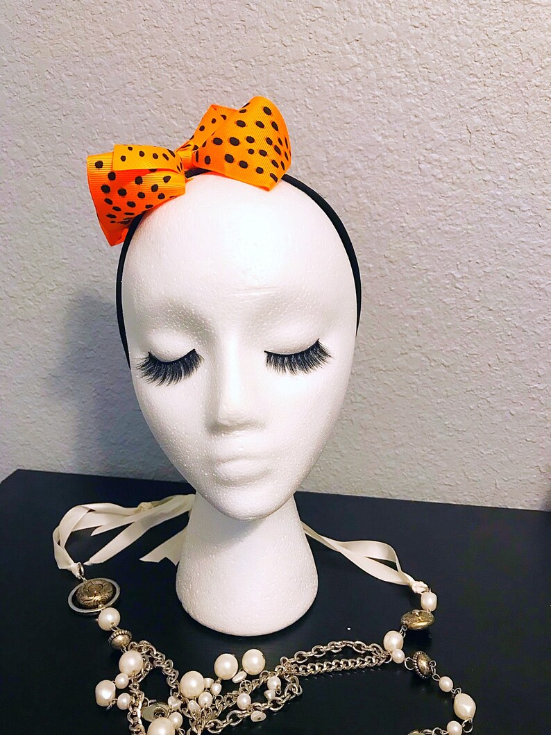 Polka Dotted Headbands Etsy