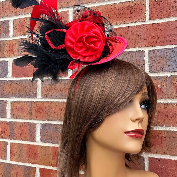 Top Hat Fascinator Etsy
