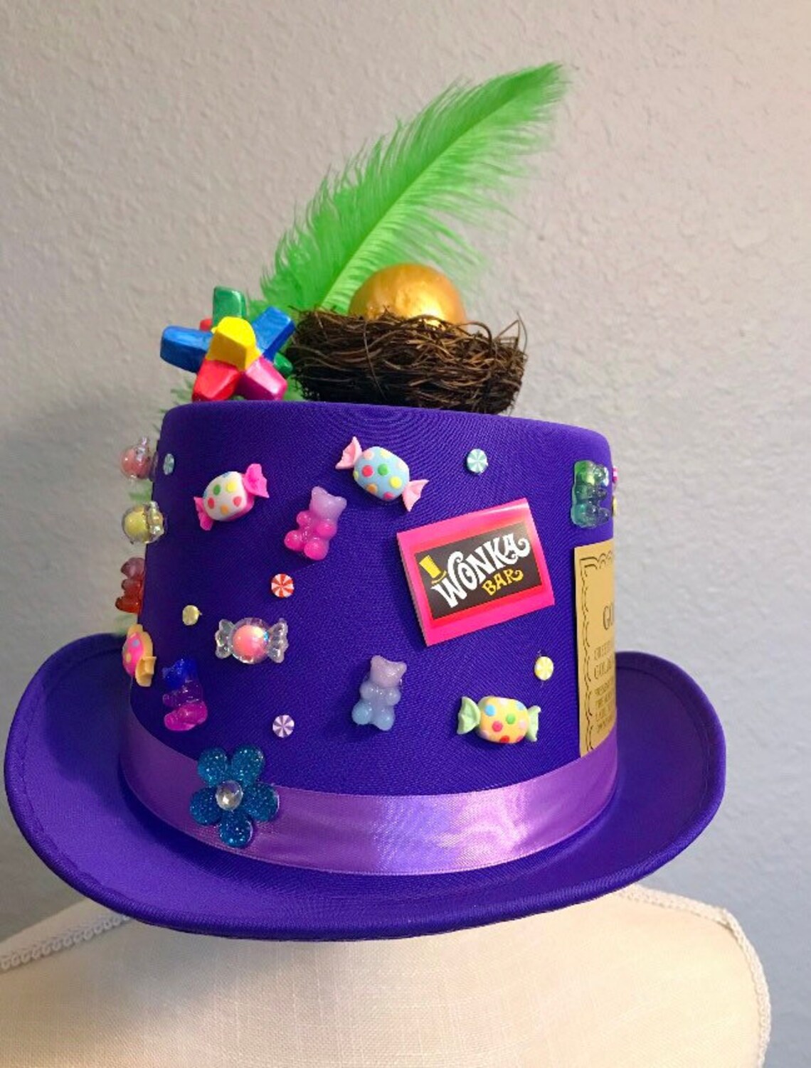 Willy Wonka Inspired Hat Etsy