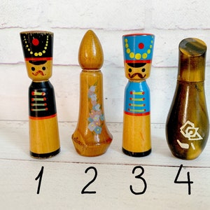 Piccola bottiglia di profumo vintage, custodia tascabile in legno, mini contenitore per profumi da viaggio, accessori da donna, bottiglia di profumo antica, bottiglia vuota vintage