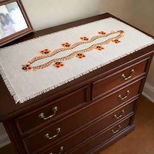 Vintage Long Dresser Scarves - Etsy