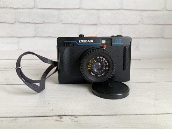 Vintage 35mm Film Camera Smena 35. Great Working Condition. Lomography USSR Soviet Collectible Rare.