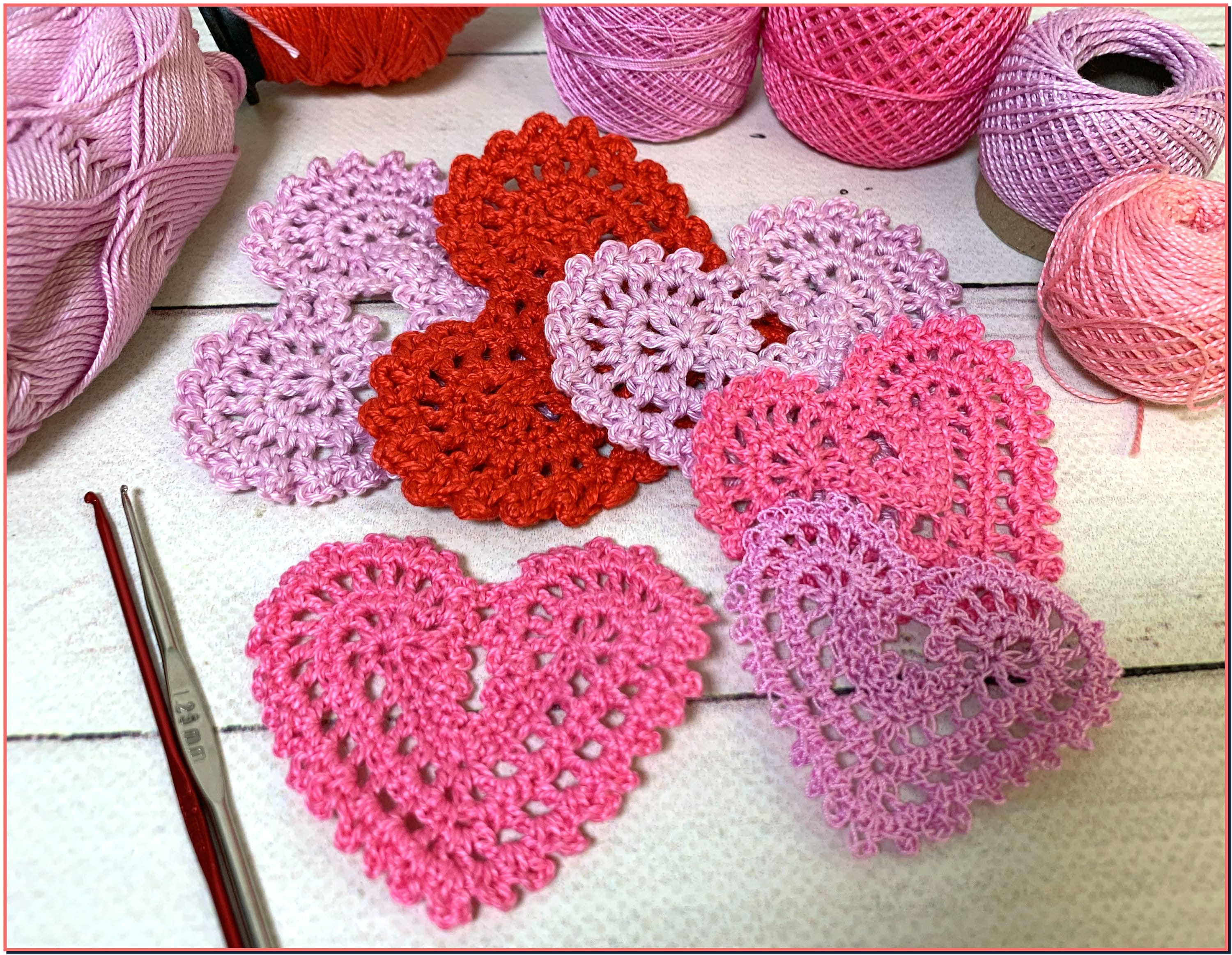 39 Beautiful Crochet Heart Patterns To Make With Love 31 Crochet Cute Heart
