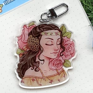 STAR WARS Acrylic Charm - Padme - (3 inches / 7.6 cm)