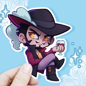 Mihawk - Adesivo in vinile opaco - Anime - (7,6 cm)