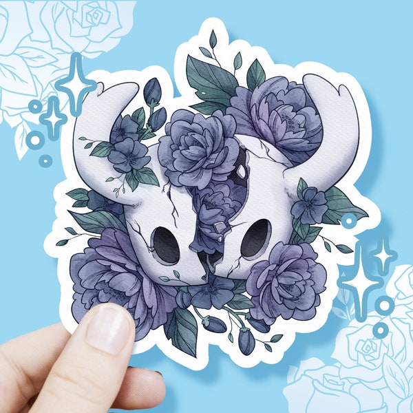 HOLLOW KNIGHT Watercolor Matte Vinyl sticker - Dream No More - ( 3 in / 7,6 cm)