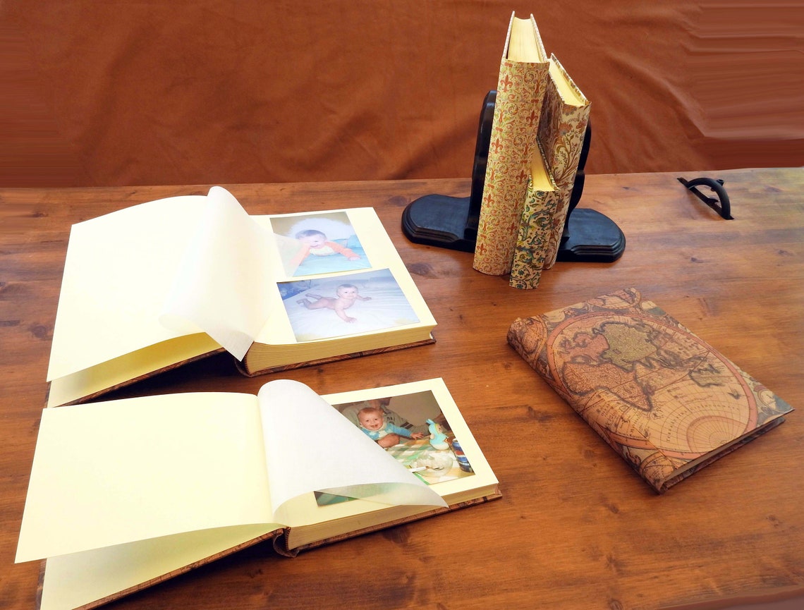 Album Fotografico Scrapbook A Fisarmonica - In Carta Kraft, Per Ricordi E Fai Da Te - Foto 5