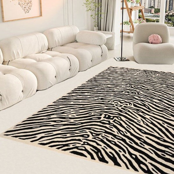 Zebra Rug Etsy