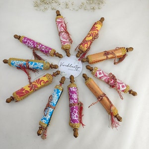 Rolle shagun Umschlag Hochzeit Geldhalter Salami lifafa für Baraat Braut Gastgeschenk traditioneller Geld Umschlag für indische Hochzeitsbevorzugungen