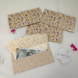 Decoratieve Rajasthaanse lifafa bruiloft shagun envelop poeja muntzakje contant geld envelop voor ceremonies festival geschenken traditionele bruiloft gunst