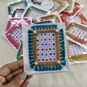 Bindi Set Teej Return Gift Ideas Bindi: Lace, Assorted, 4-inch, (pack of 1 ...