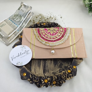 結婚式の記念品 シャグン 封筒 ゲストへのお返しのギフト お金のカバー 結婚式のインドのリファファ バラティへのお返しのギフト 手作りの封筒 シャグン リファファ