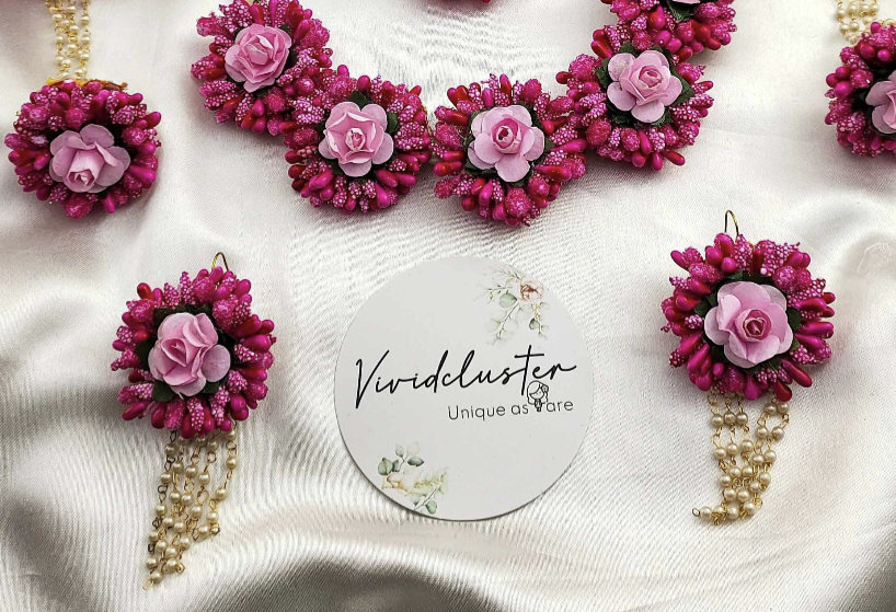 Beautiful flower jewellery new arrivals