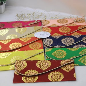 Decoratieve Shagun-envelop voor bruiloft feestelijk lifafa cadeau geld envelop bruiloft retourcadeau bruids cadeau envelop traditioneel gunst idee
