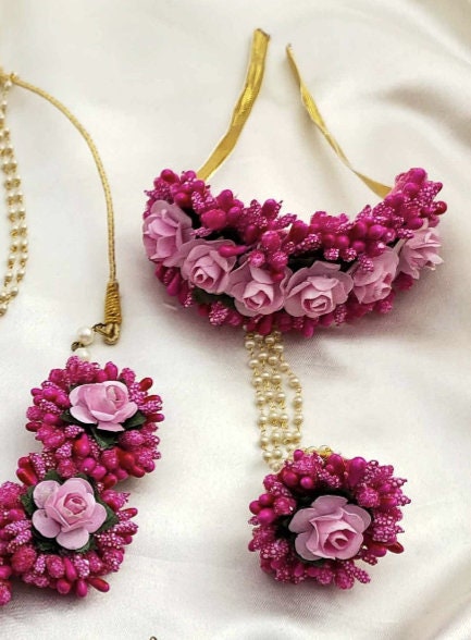 Radiant Floral Jewelry Set for Women and Girls. Wedding Jewellery bridal Party Set Flower Jewellery bride Jewellery bride Accessories Etsy
