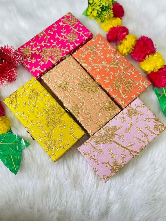 Buy srishopify handicrafts Women's Handmade Designed Potli Bags Return Gifts  for Pooja Wedding Sangeet Shagun Birthday - Multi Coloured Pack Multi 9 at  Amazon.in