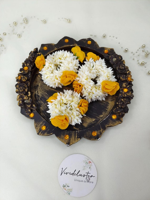 Jasmine Scented Hair Gajra for Nikkah - Adjustable Size (1 Pcs) - Etsy