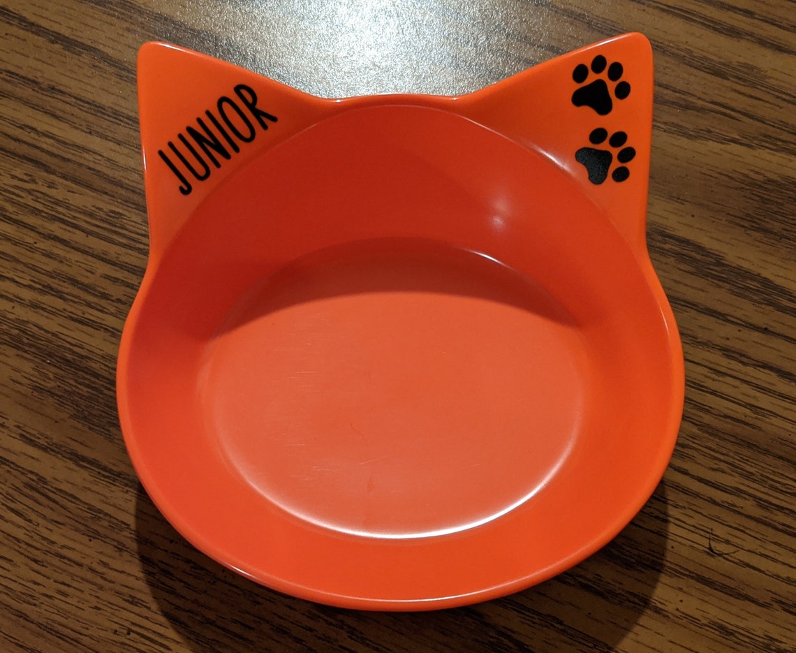 Personalized Food Bowls for Cats Etsy