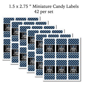 Vintage Dude The Man Myth Legend Men's 40th or Any Age - PRINTED CANDY WRAPPERS Chocolate Kiss Stickers - imagem 2