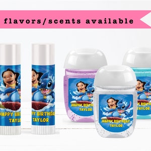 Lilo & Stitch - Lip Balms Chap Stick or Hand Wash - Best Party Favor Idea
