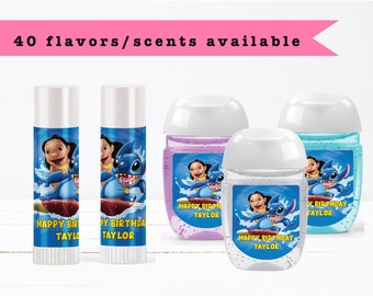 Lilo & Stitch - Lip Balms Chap Stick or Hand Wash - Best Party Favor Idea